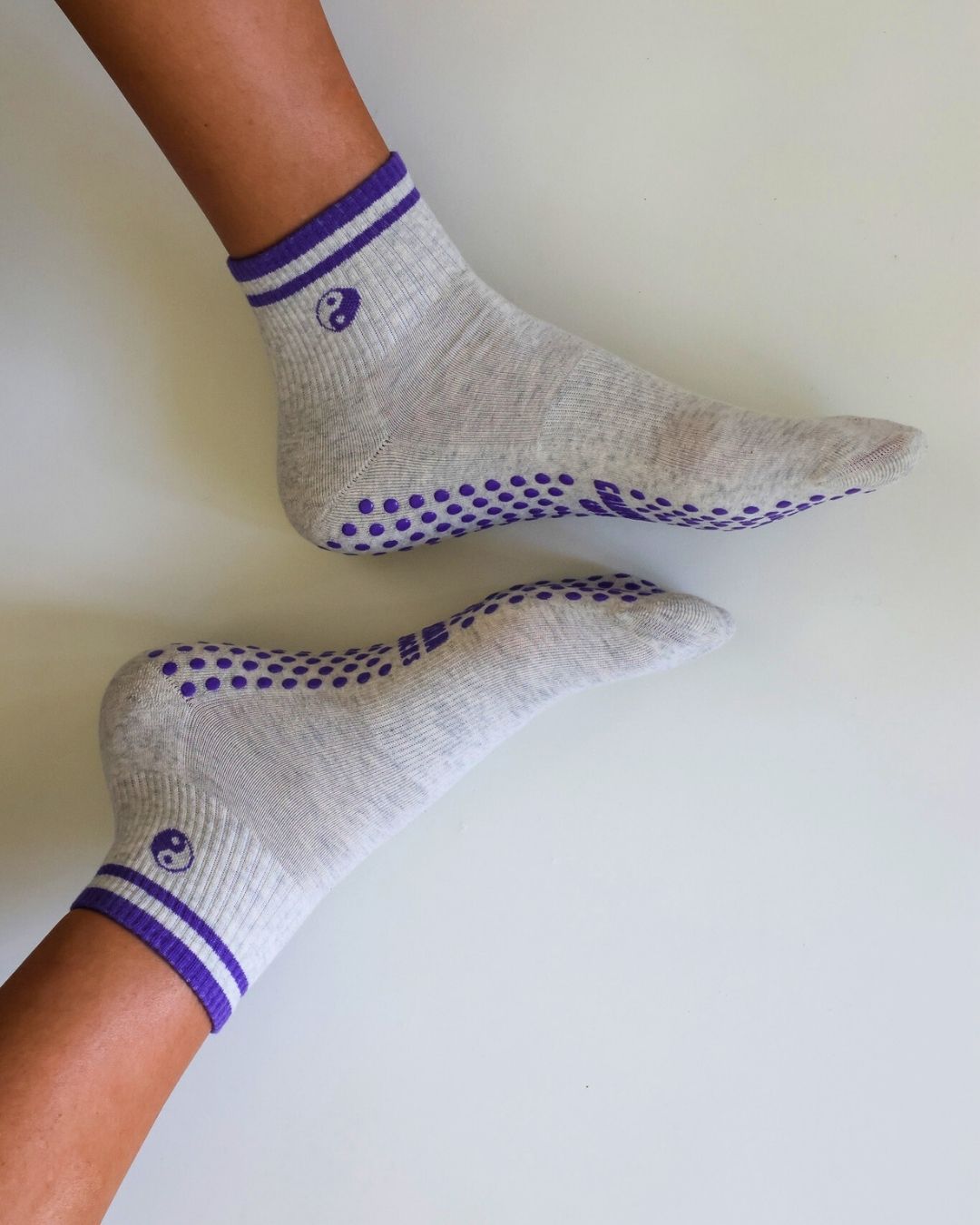 The Yin Yang Shortie Grip Socks