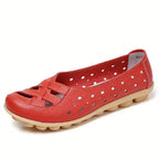 Women's Leather Breathable Support Flat Shoes