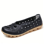 Women's Leather Breathable Support Flat Shoes