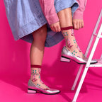These Boots Were Made for Walking Sheer Crew Socks