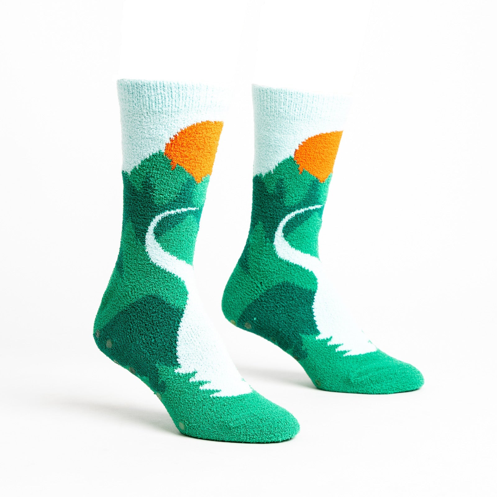 The Mountains Are Calling Slipper Socks