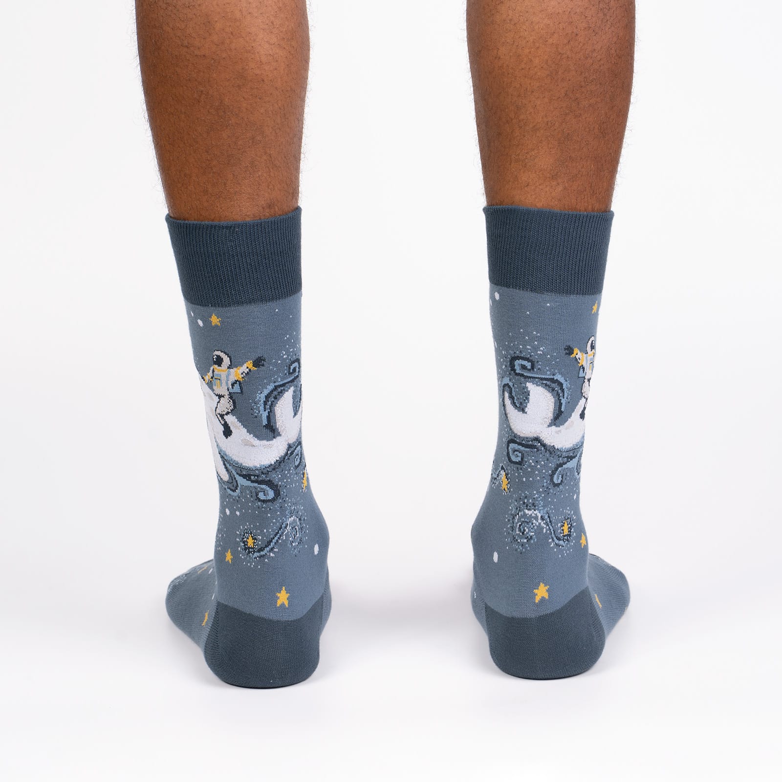 Cosmic Cetacean Men's Crew Socks