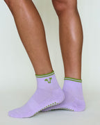 The Double Palm Shortie Grip Socks