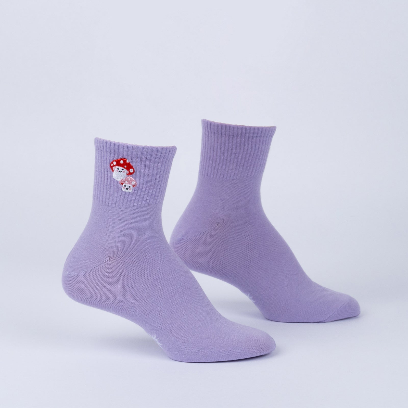 So Mush Shroom in My Heart Quarter Socks