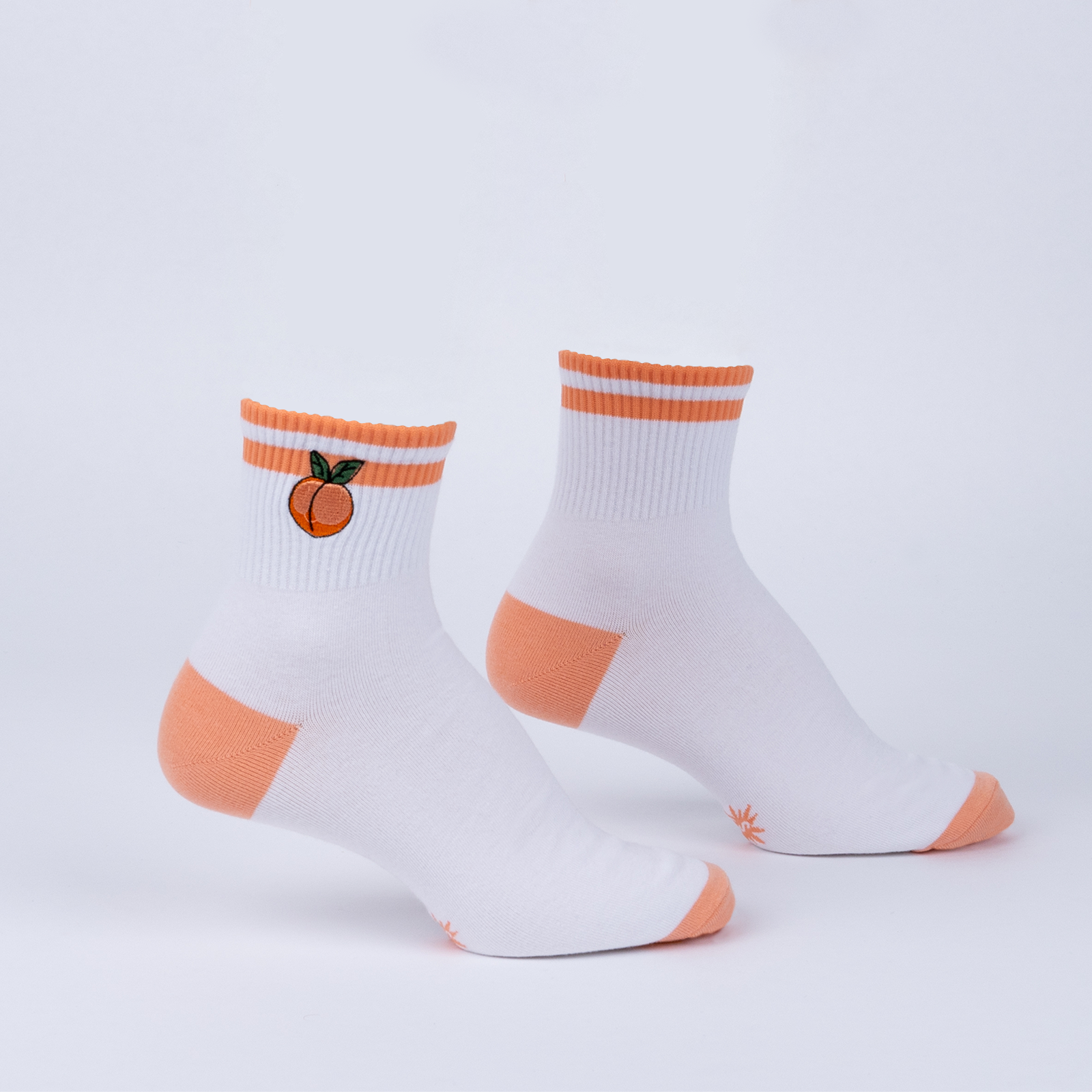 Where My Peaches At? Quarter Socks