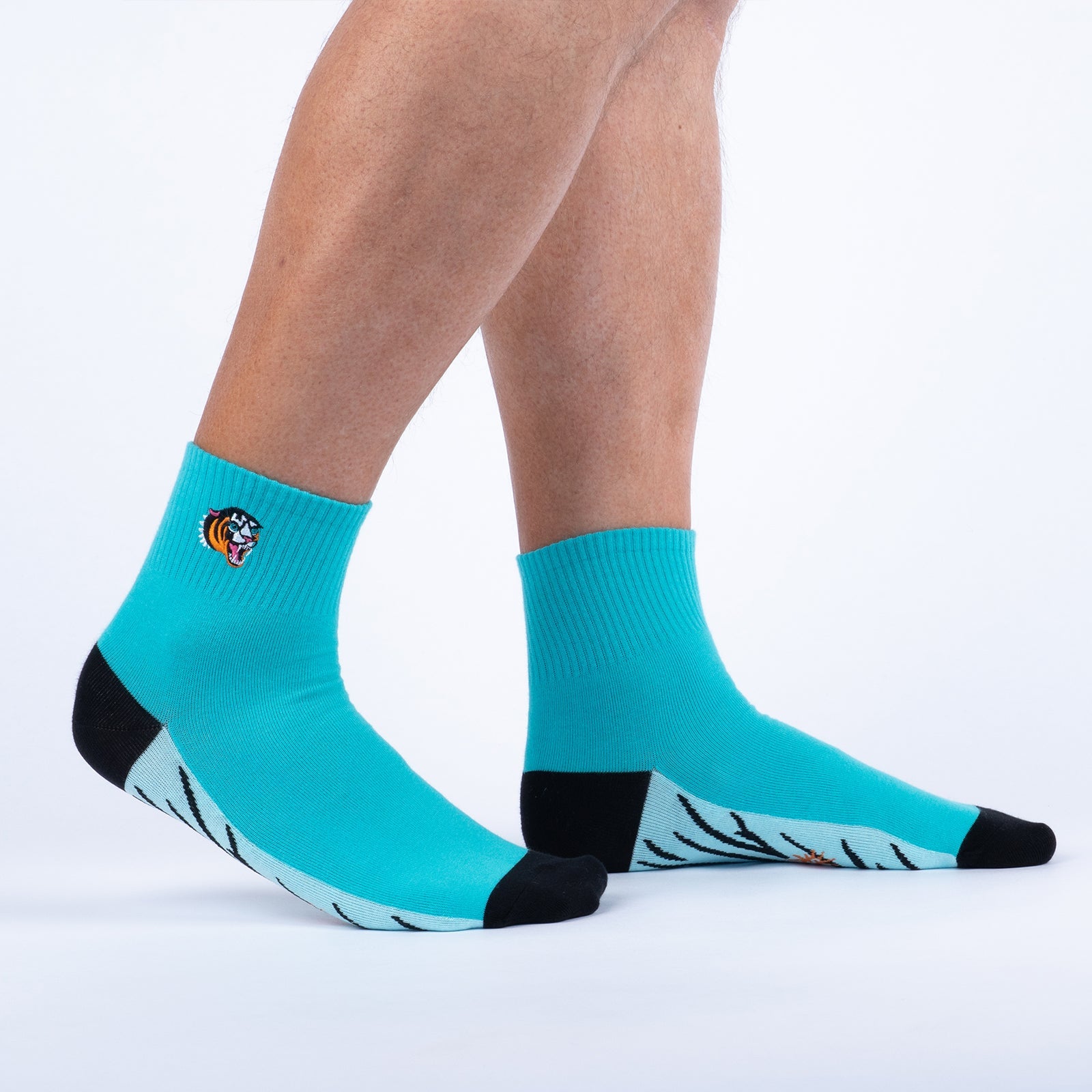 Eye of the Tiger Quarter Socks