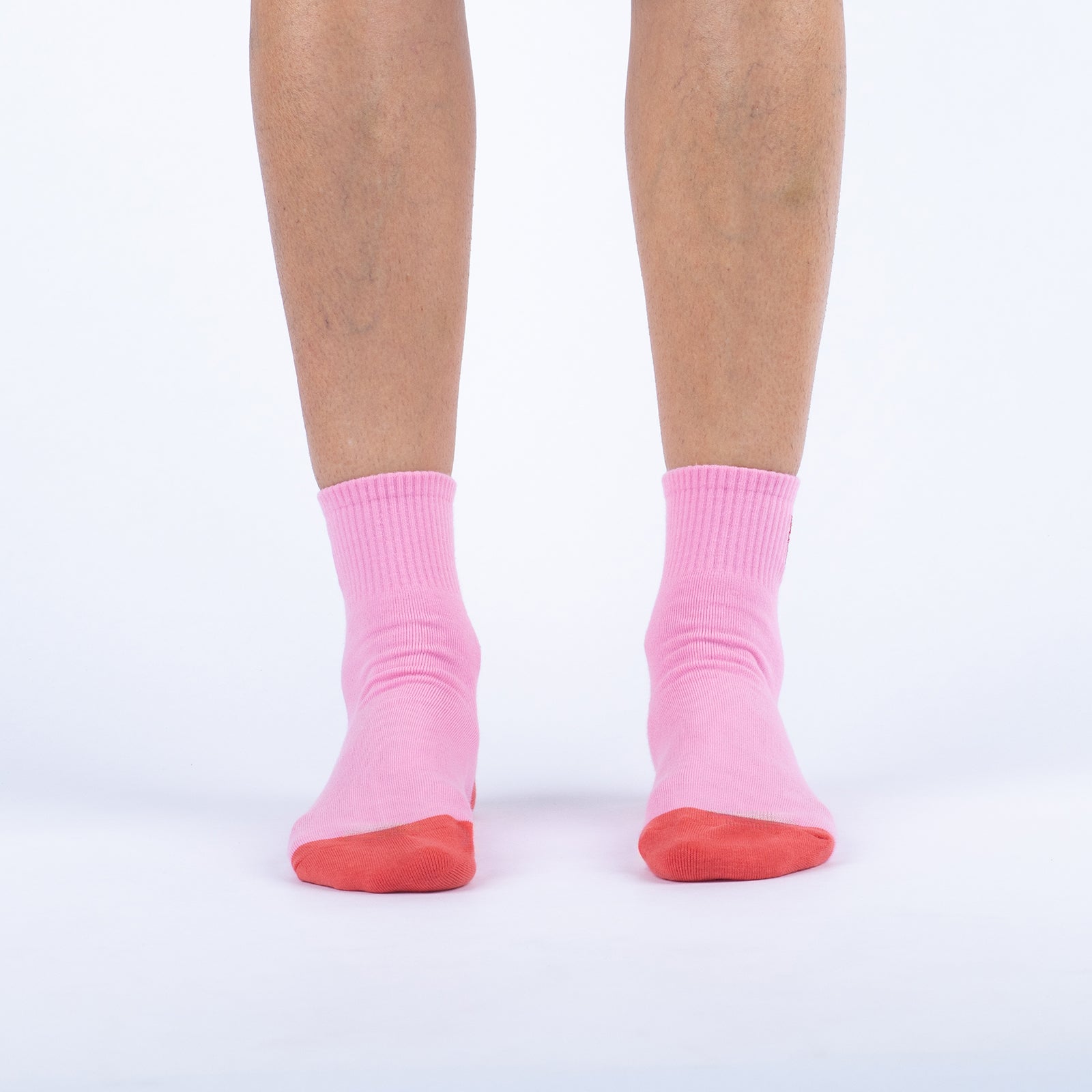 Strawberry Cat Quarter Socks