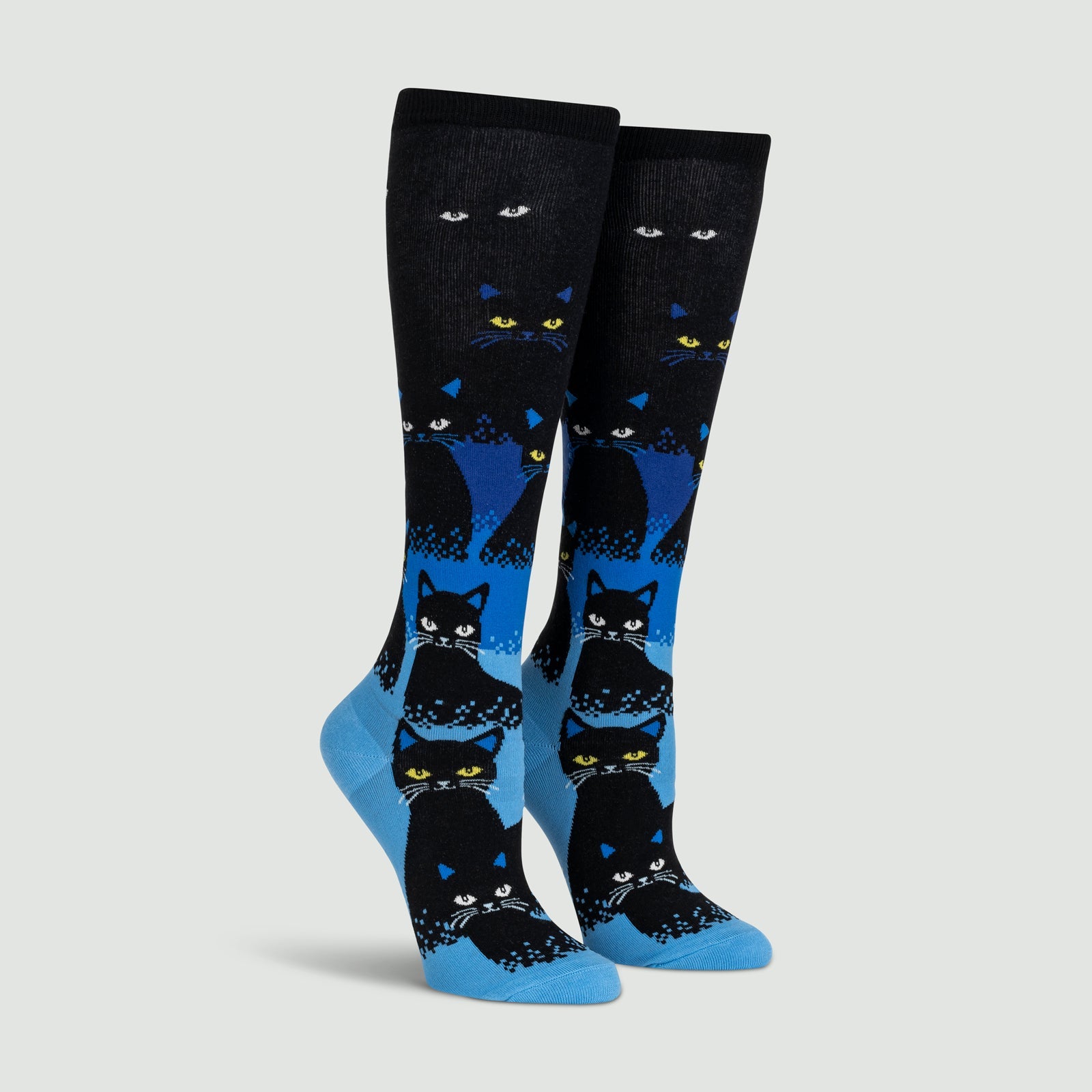 Cats in the Dark Knee High Socks