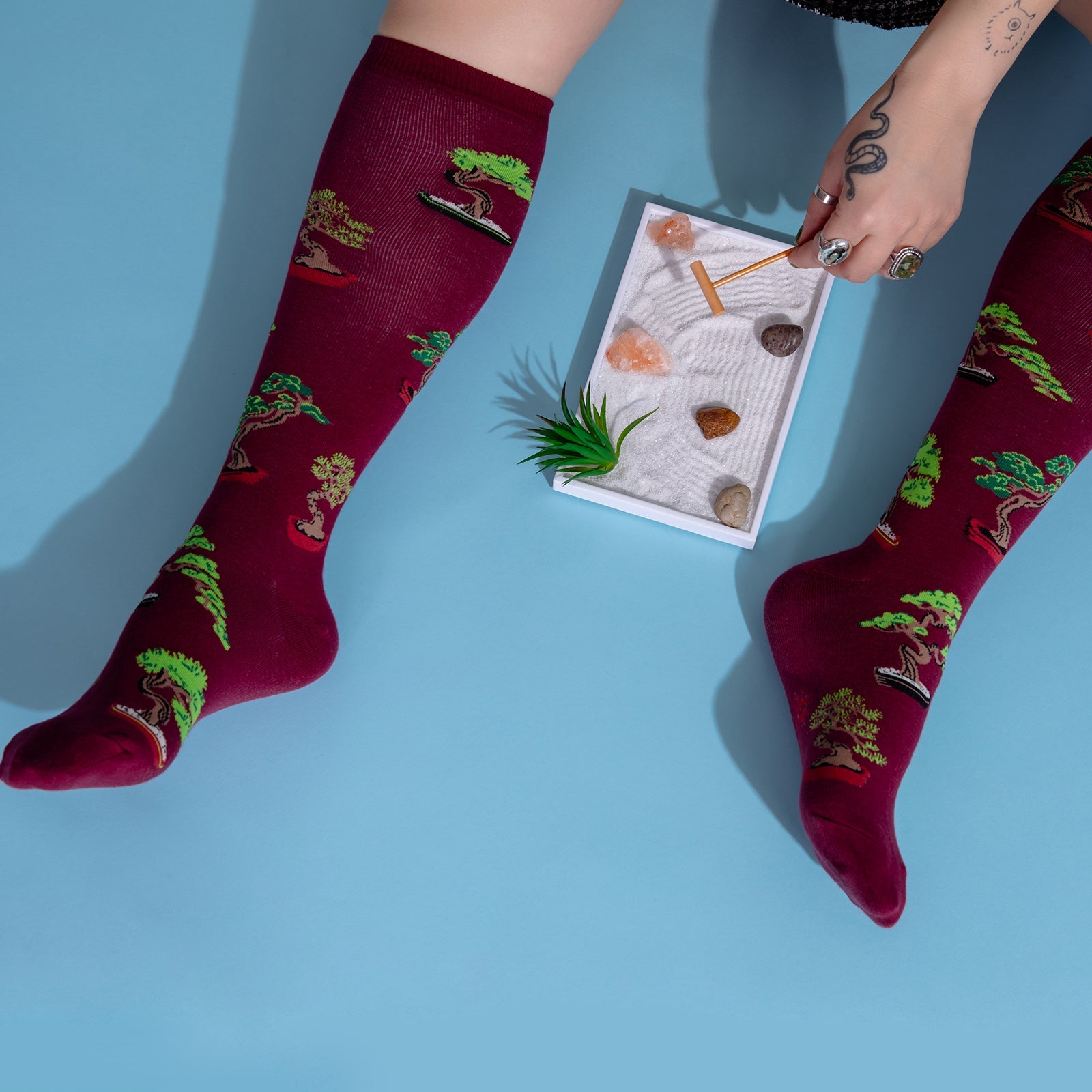 Good Things Come in Trees Knee High Socks