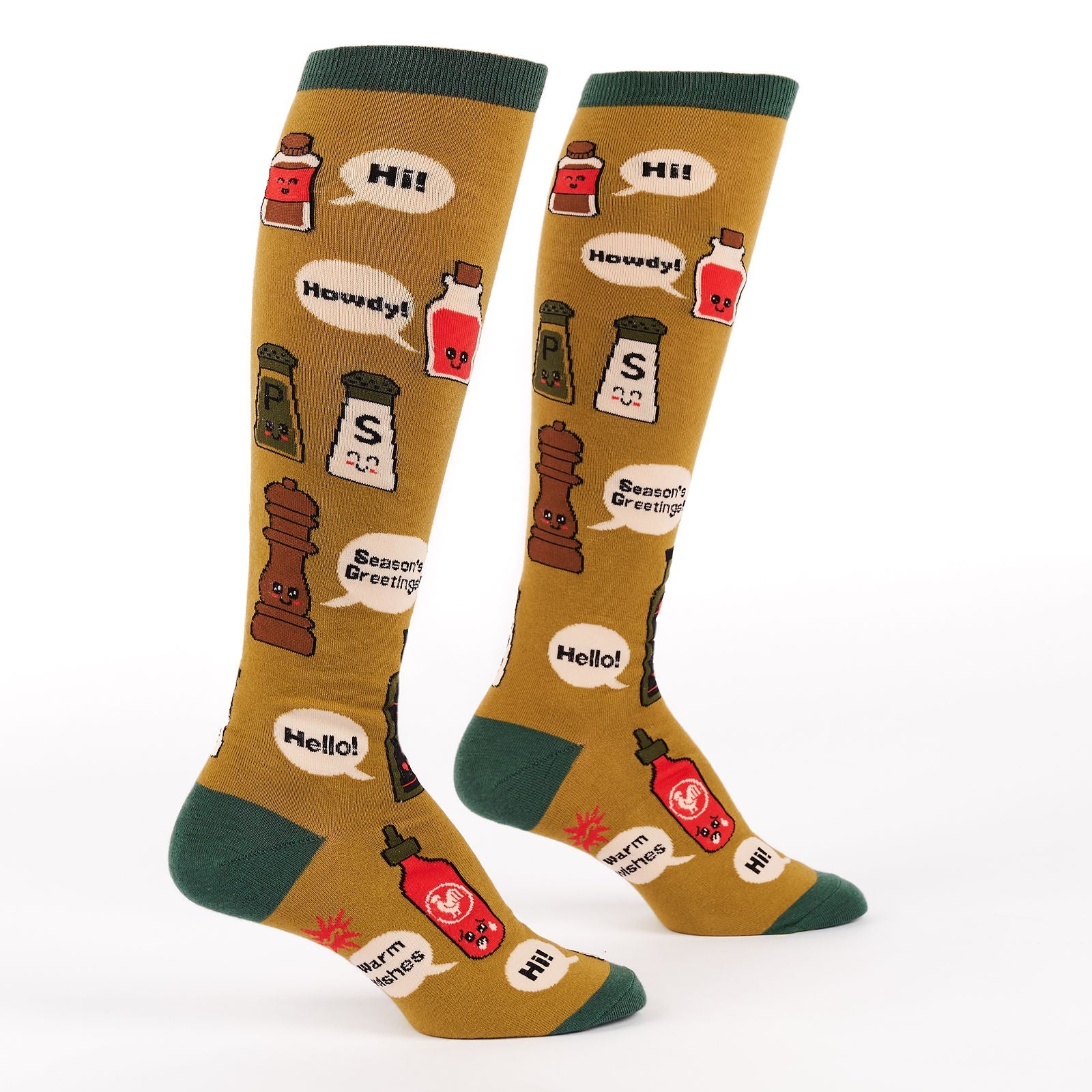 Season's Greetings! Knee High Socks