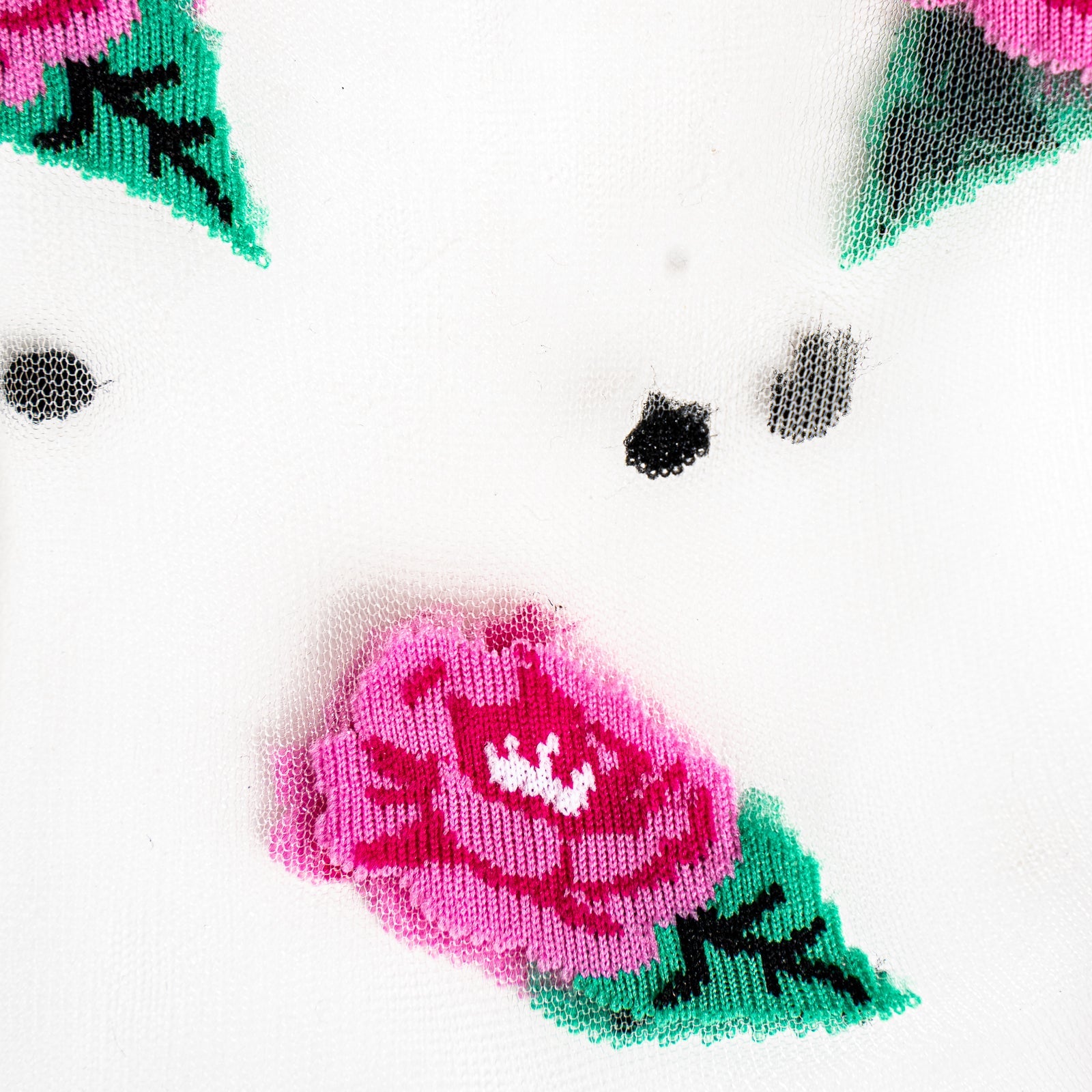 Will You Accept this Rose? Sheer Crew Socks (Clear)