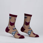 A Novel Idea Sheer Crew Socks