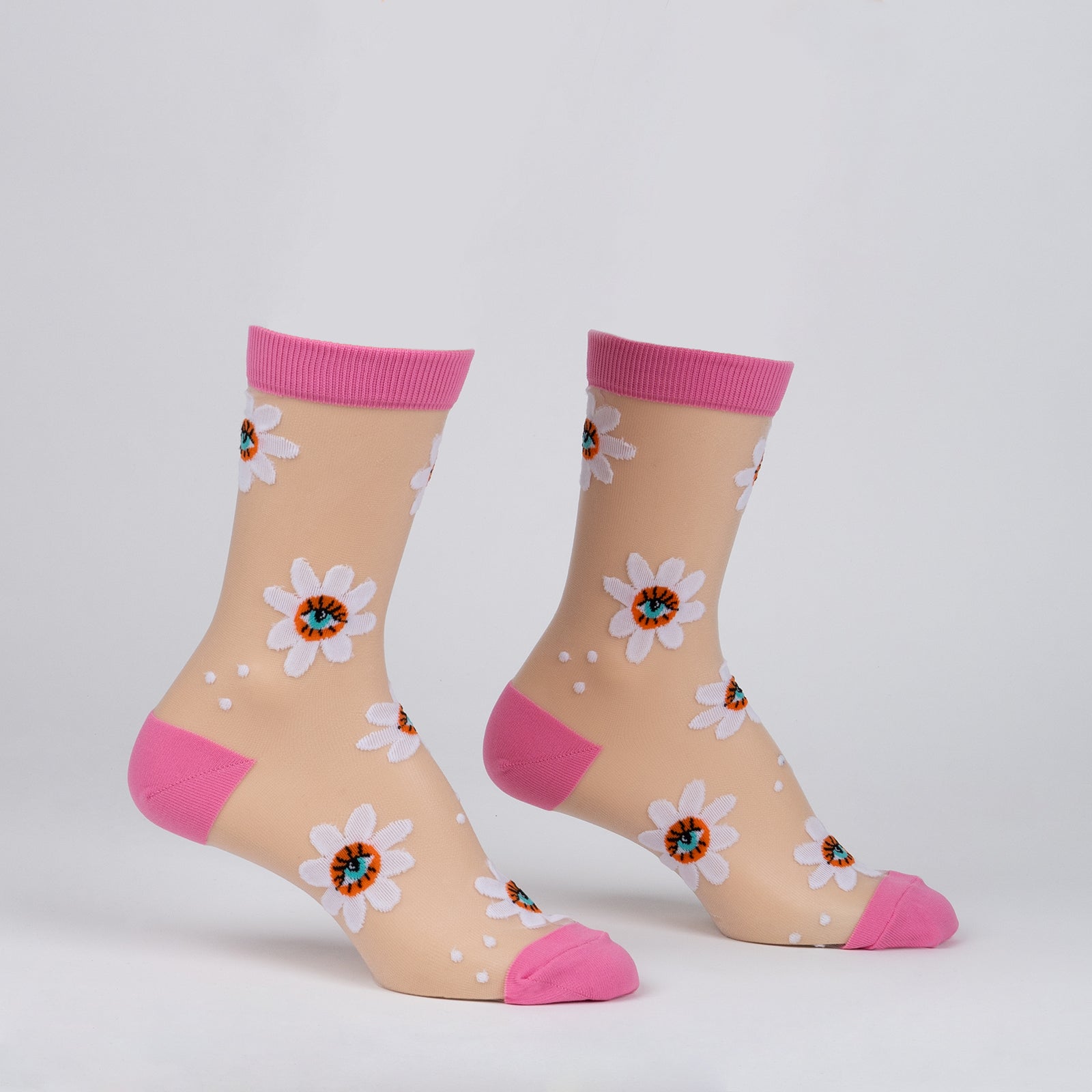 Eye Feel Seen Sheer Crew Socks