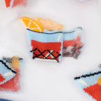 You're Never Lonely with a Negroni Sheer Crew Socks