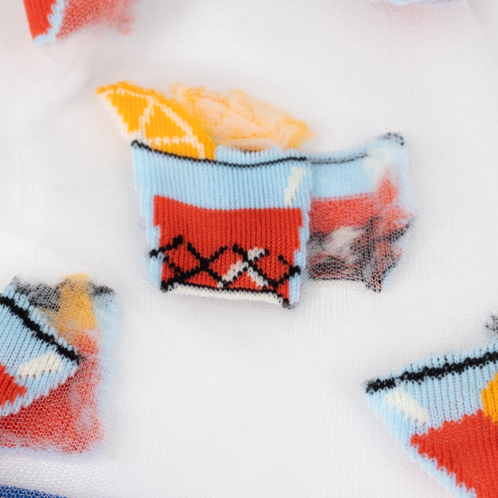 You're Never Lonely with a Negroni Sheer Crew Socks