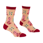 These Boots Were Made for Walking Sheer Crew Socks