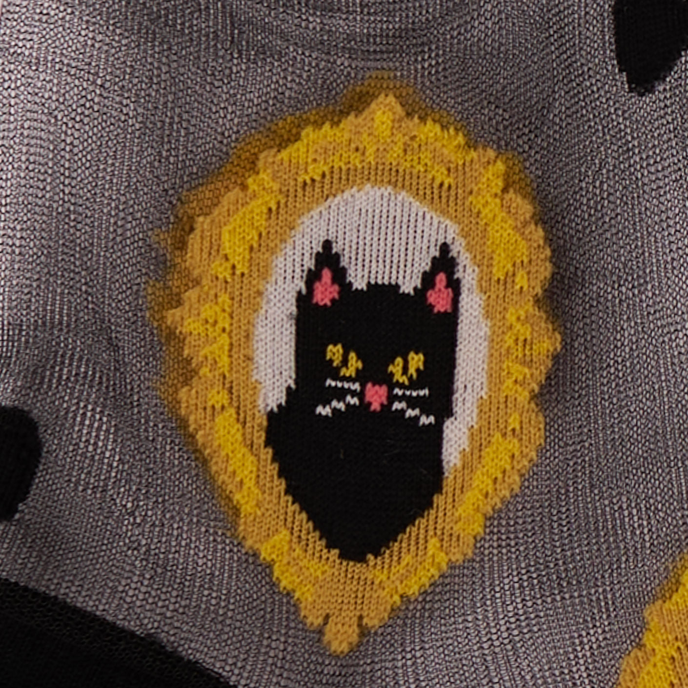 A-mew-sing Sheer Crew Socks