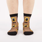 A-mew-sing Sheer Crew Socks