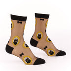 A-mew-sing Sheer Crew Socks