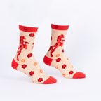 Lucky Horse  Sheer Crew Socks
