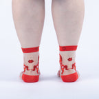 Lucky Horse  Sheer Crew Socks