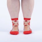 Lucky Horse  Sheer Crew Socks