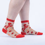 Lucky Horse  Sheer Crew Socks