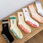 The Classic Grip Socks - Blue Stripes