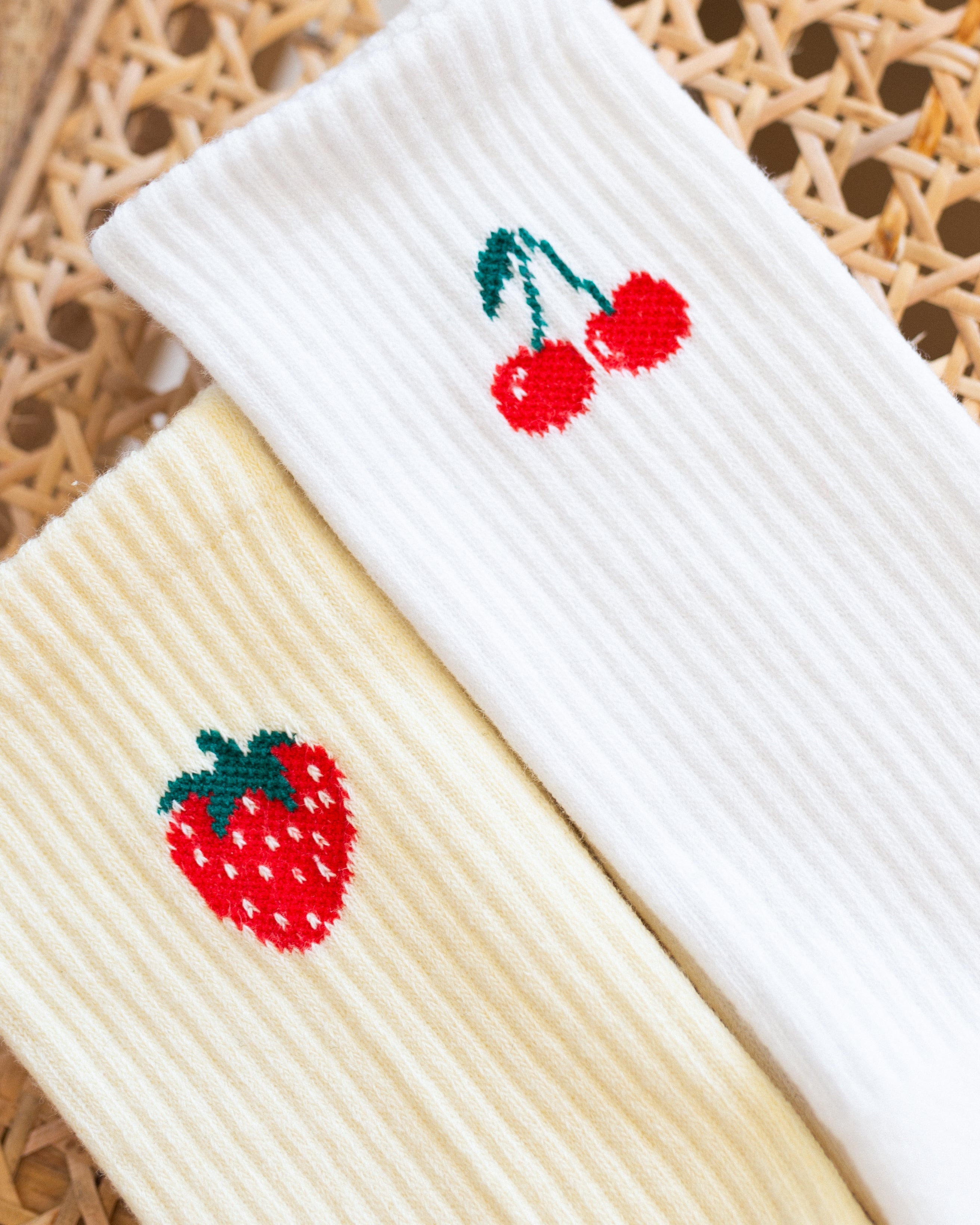 The Strawberry Grip Socks