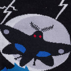 Mothman Believes In You Crew Socks