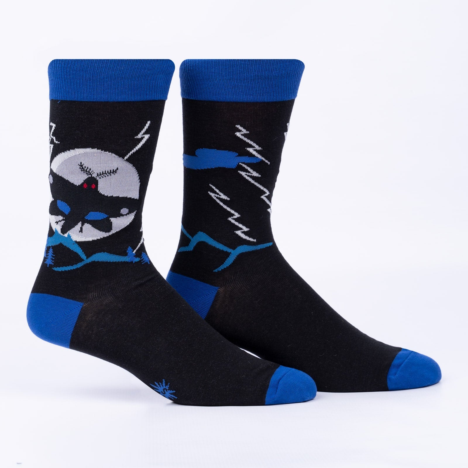 Mothman Believes In You Crew Socks