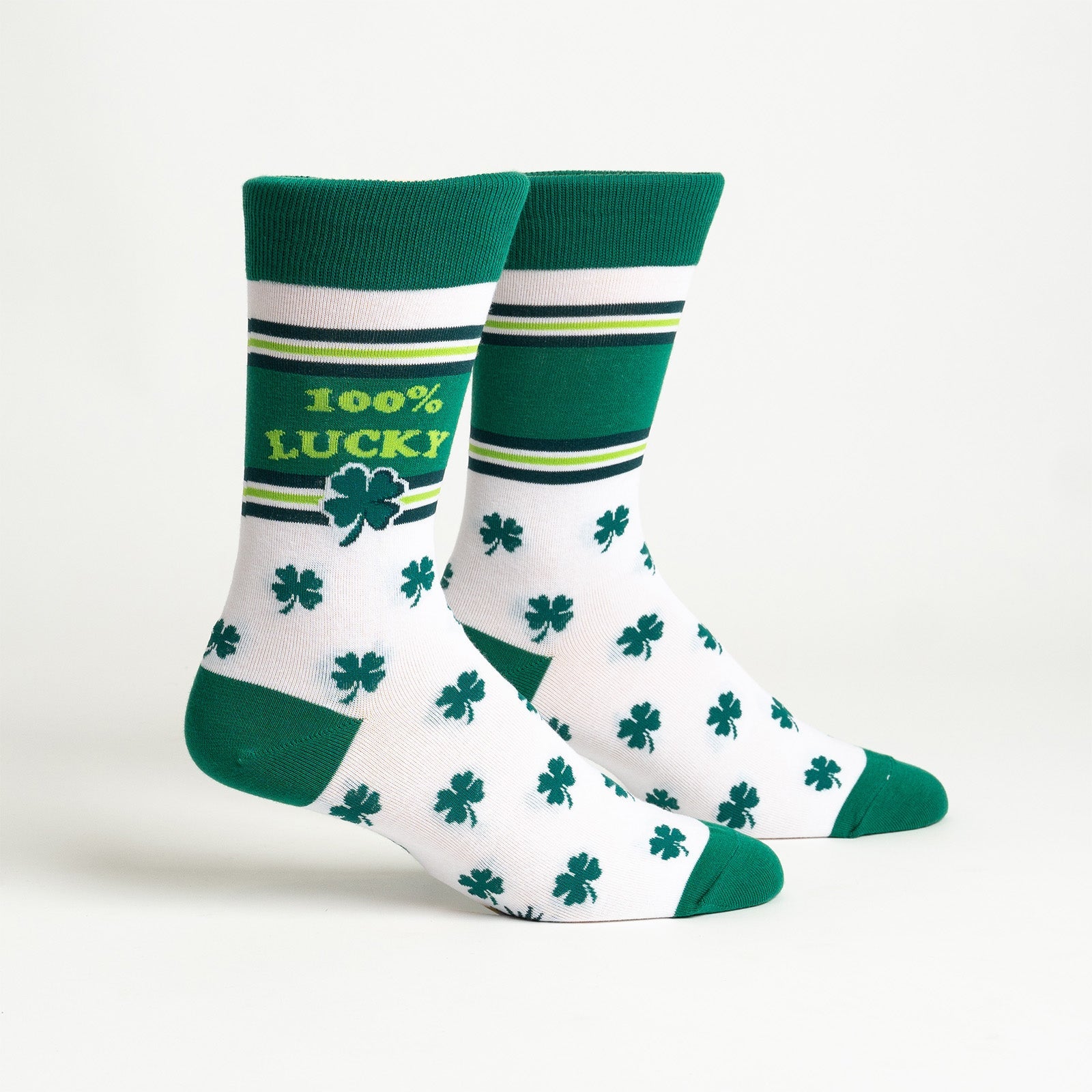 100% Lucky Men's Crew Socks