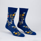 Let It Bee Crew Socks