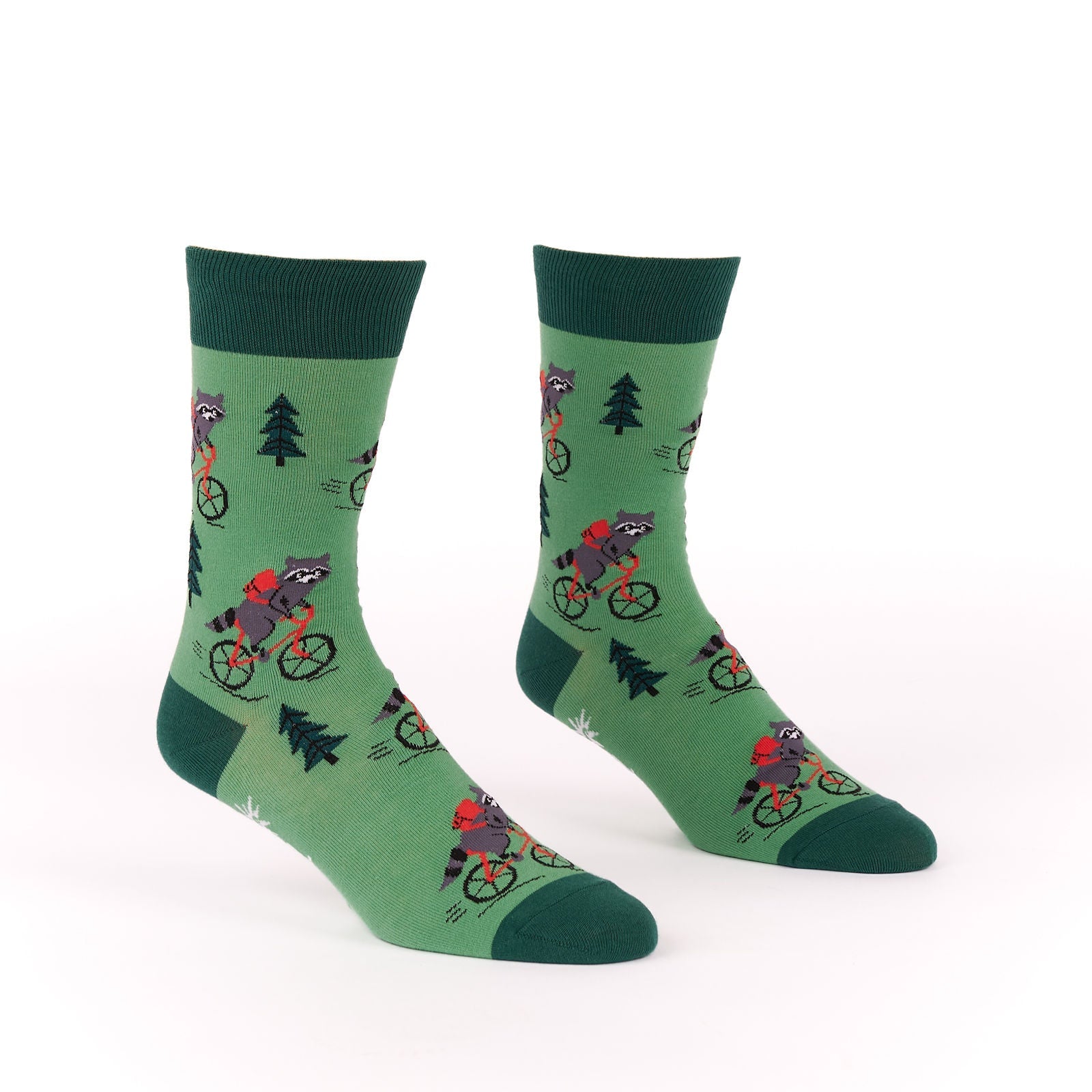 Live Fast, Eat Trash Crew Socks