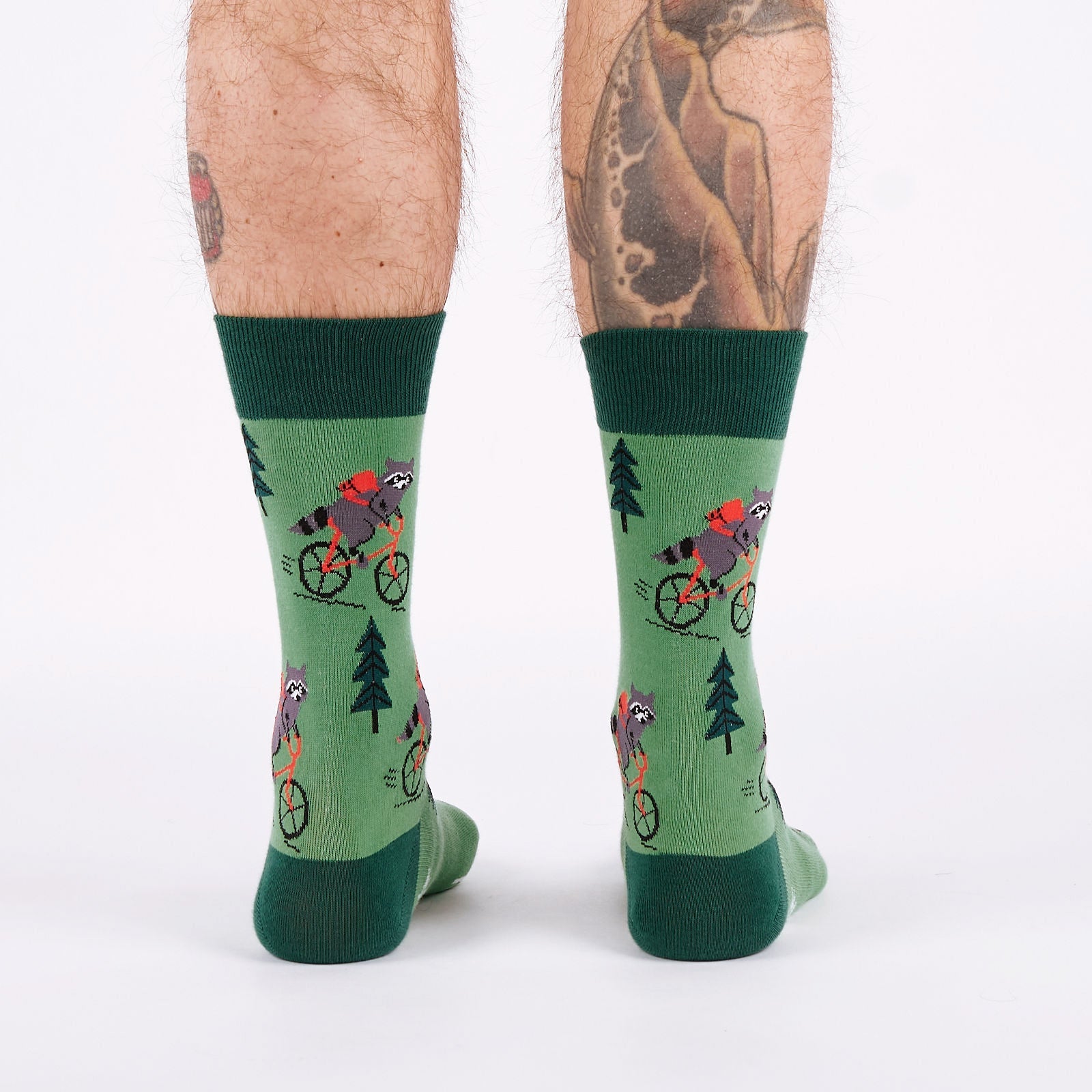 Live Fast, Eat Trash Crew Socks