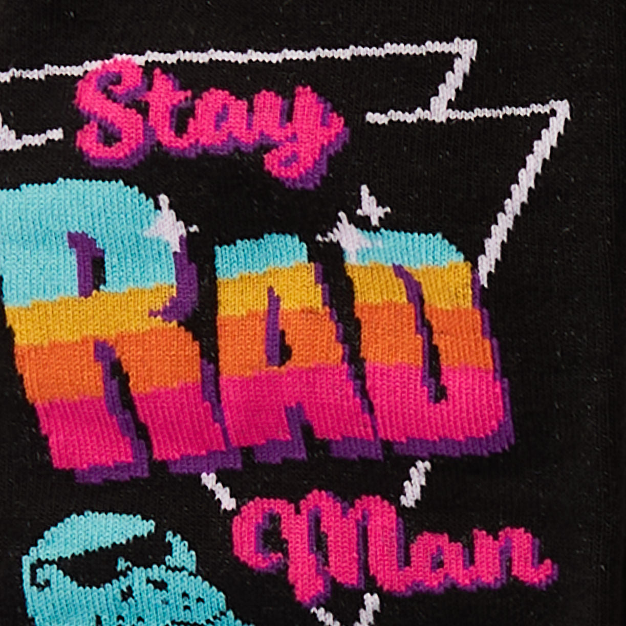 Stay Rad, Man Crew Socks