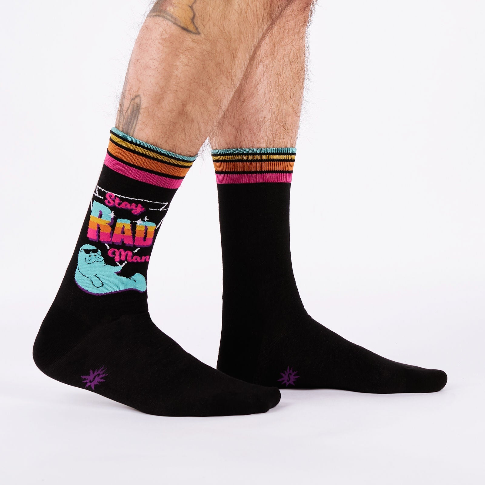 Stay Rad, Man Crew Socks