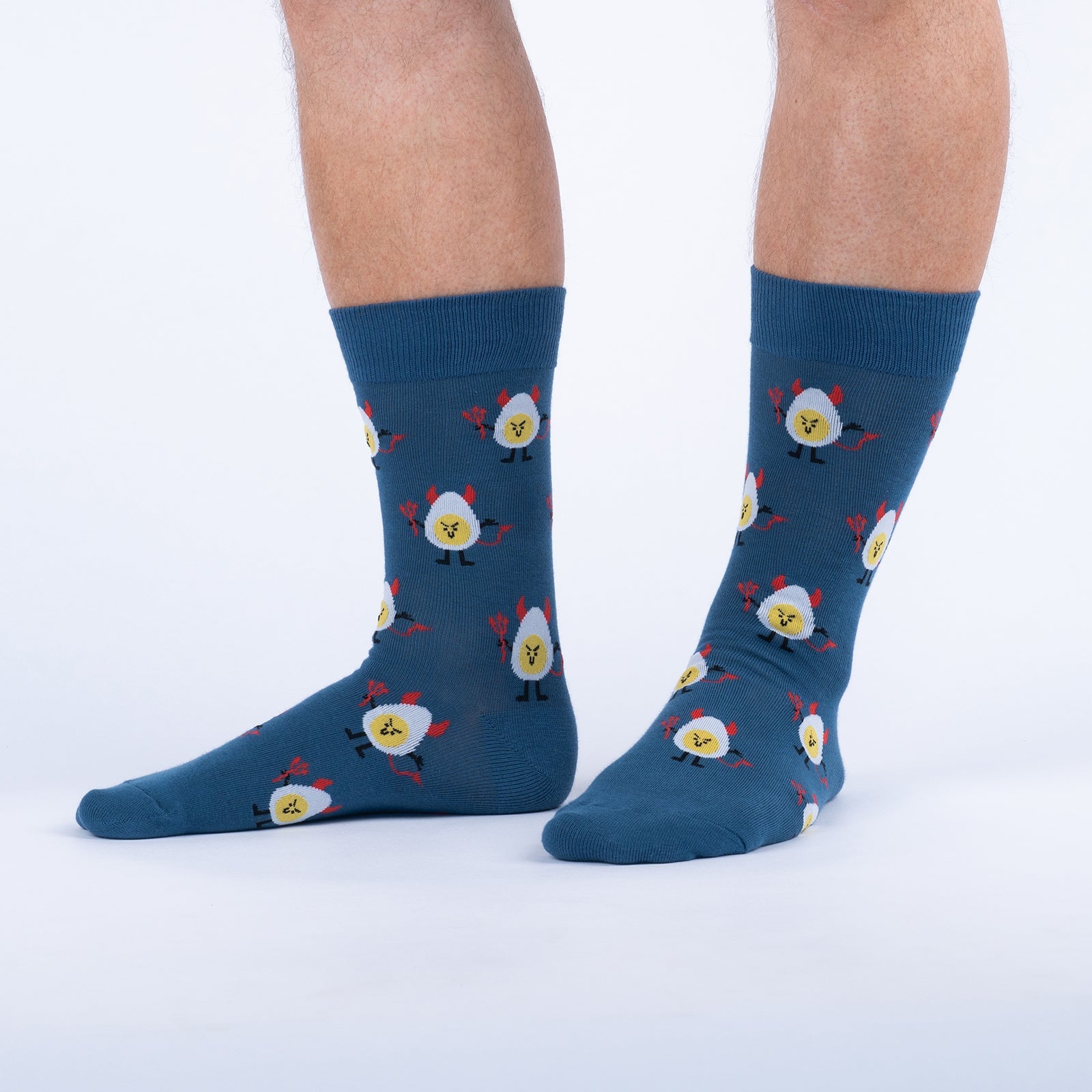 Deviled Eggs Crew Socks