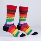 Streets of Pride Unisex Crew Socks (S/M)
