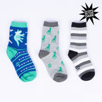 Arch-eology Junior Crew Socks 3-Pack
