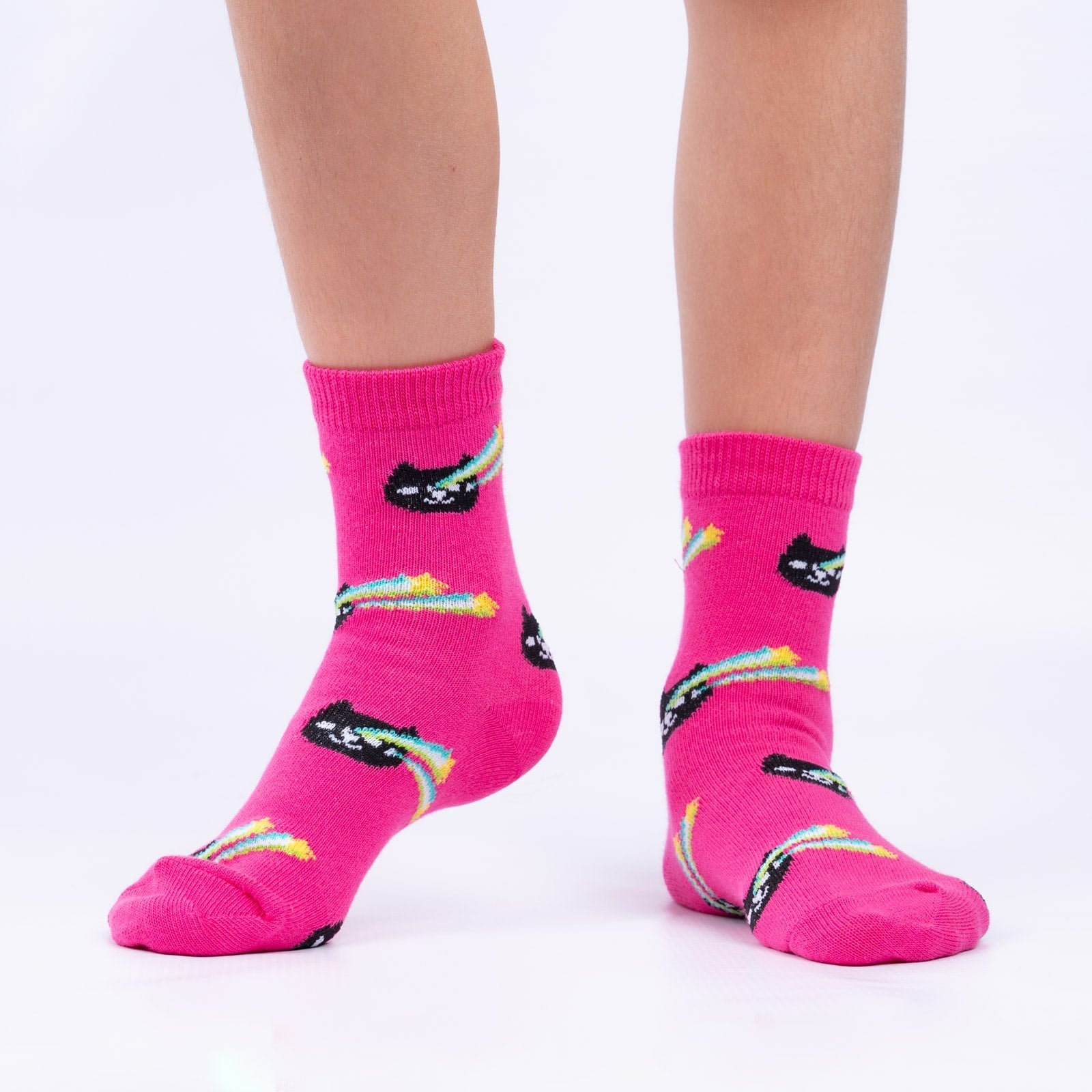 Space Cats Junior Crew Socks 3-Pack