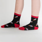Moon Walk In The Morning Youth Crew Socks 3-Pack