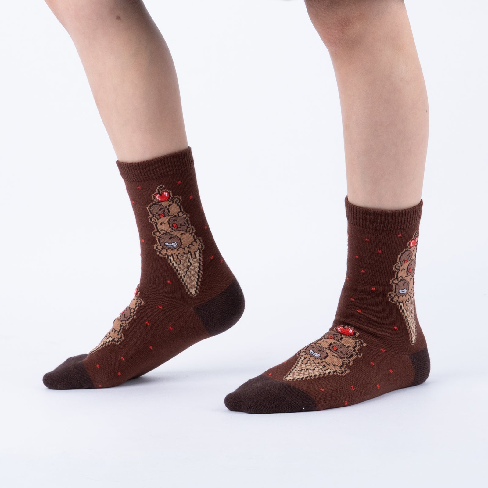 HappyBara Youth Crew Socks 3-Pack