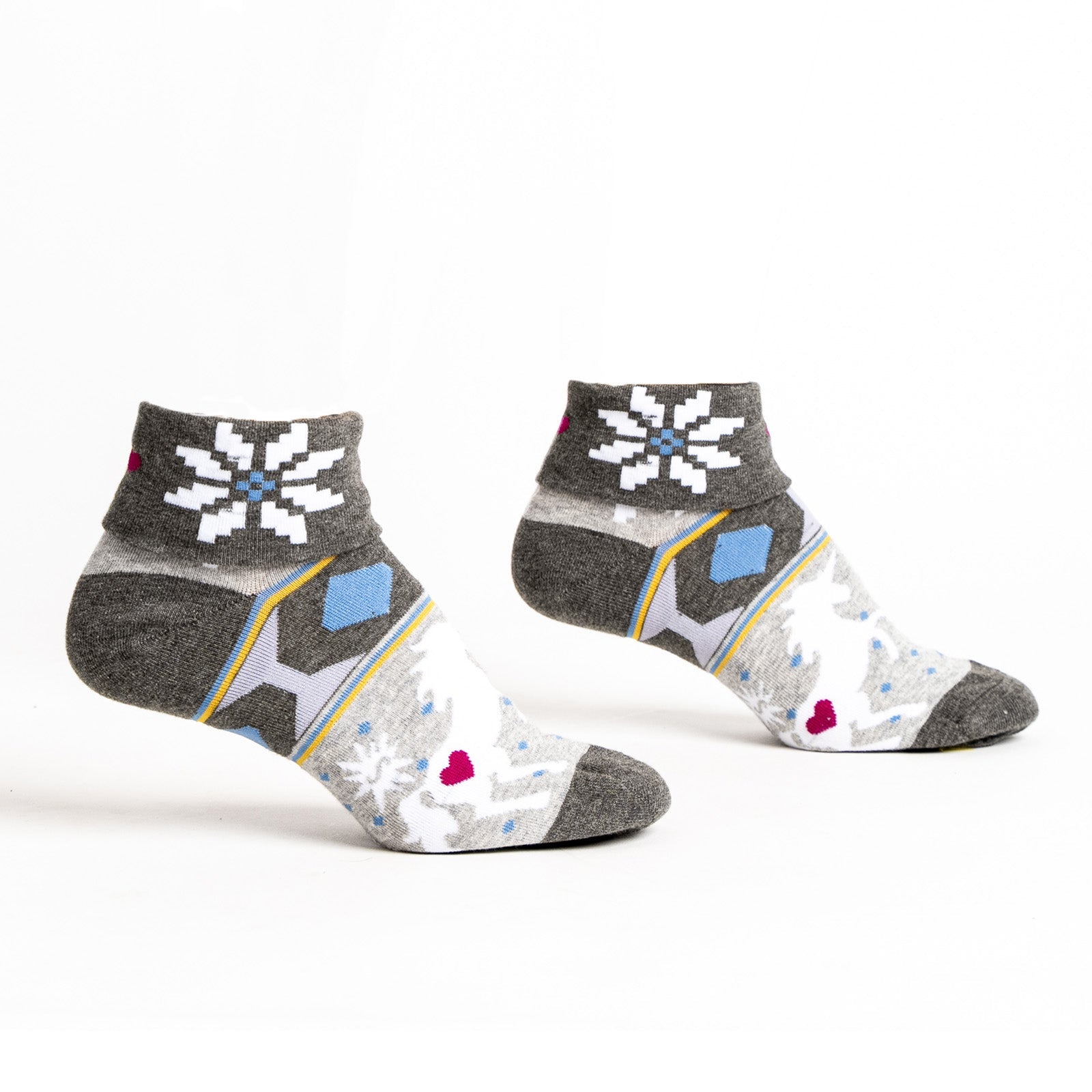 I Believe in Sweater Weather Turn Cuff Socks