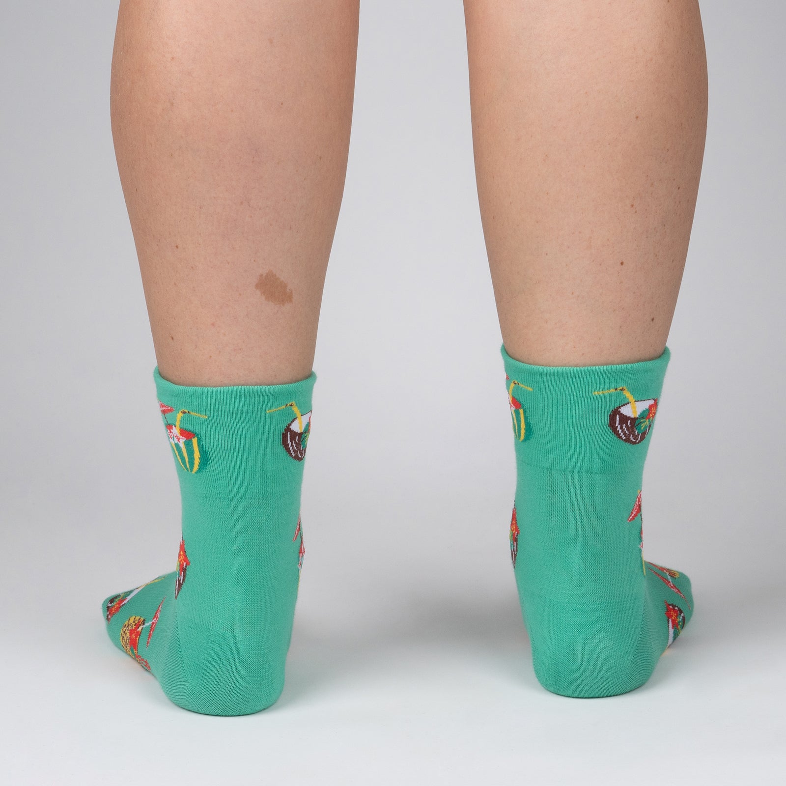 Where My Beaches at? Turn Cuff Socks