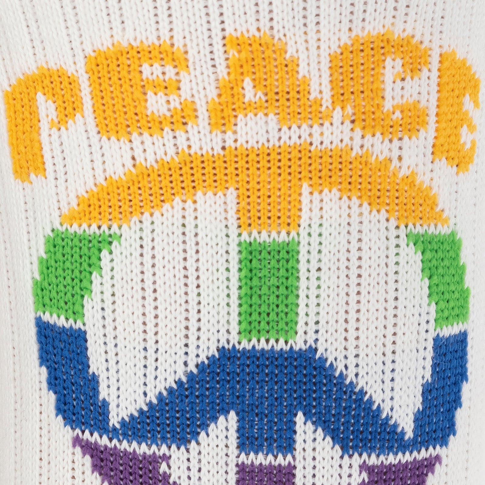 Give Peace a Chance Ribbed Crew Socks