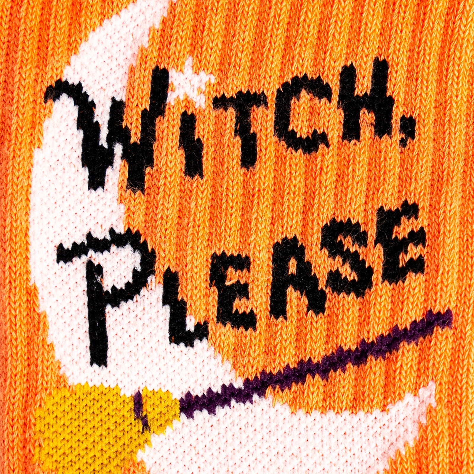 Witch, Please Ribbed Crew Socks
