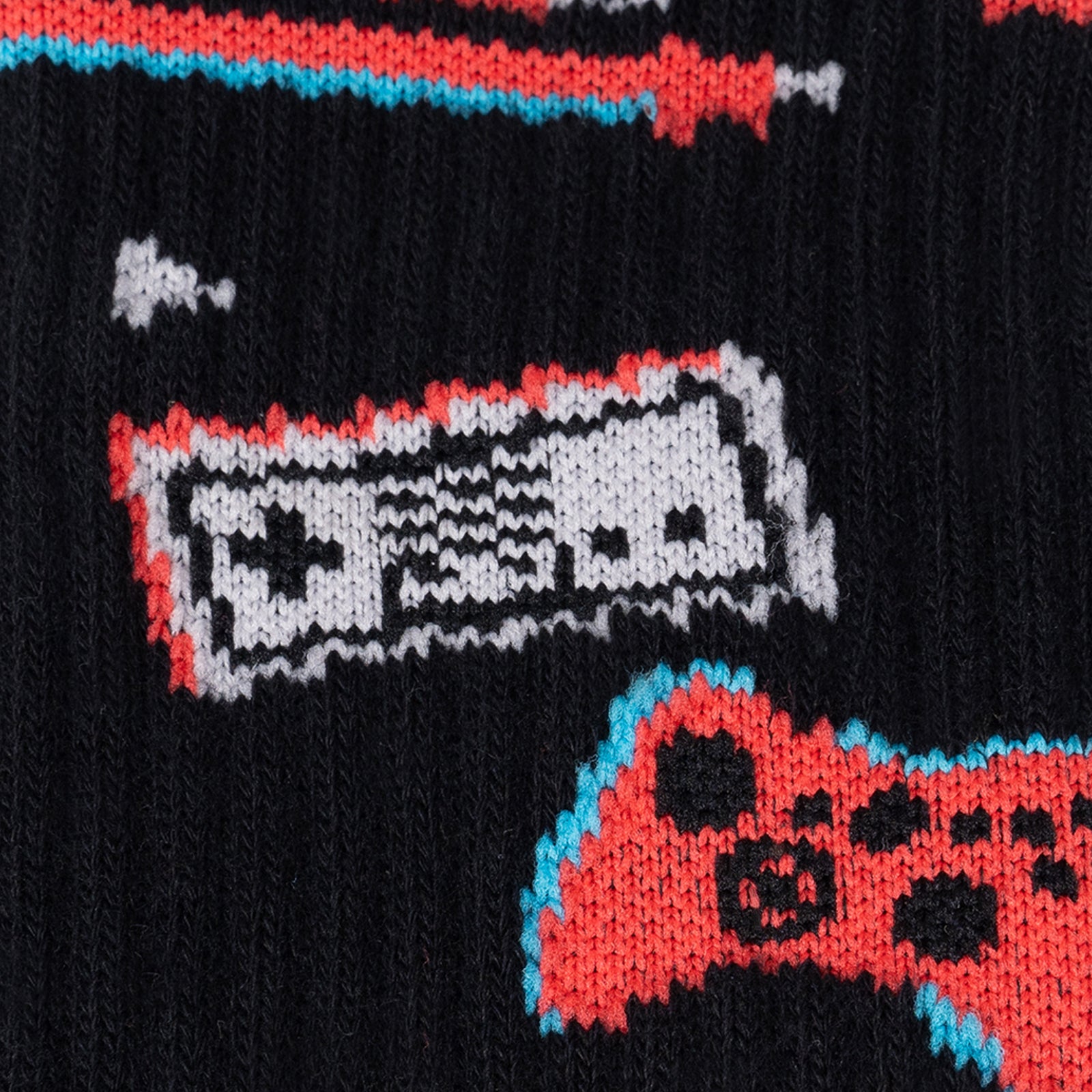 Press Play Ribbed Crew Socks