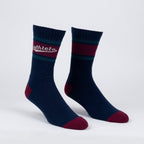 Mathlete Ribbed Crew Socks