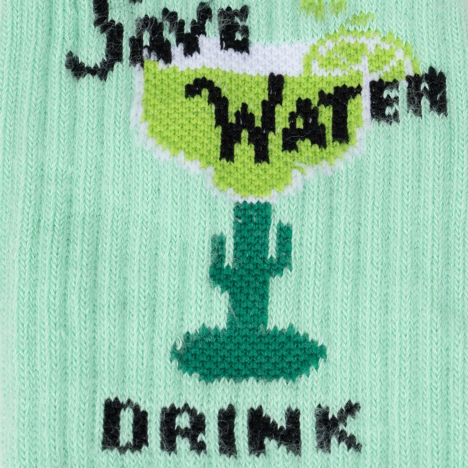 Save Water, Drink Tequila Ribbed Crew Socks
